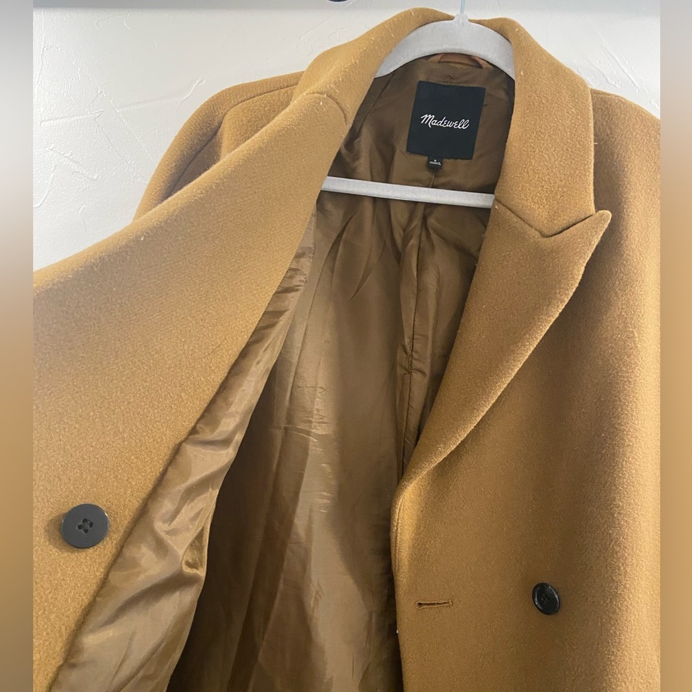 Madewell Camel Coat - Picture 7 of 8